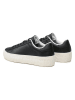 Tommy Hilfiger Shoes Leder-Sneakers in Schwarz/ Weiß