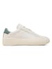 Tommy Hilfiger Shoes Leder-Sneakers in Creme/ Grün