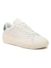 Tommy Hilfiger Shoes Leder-Sneakers in Creme/ Grün