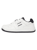 Tommy Hilfiger Shoes Leder-Sneakers in Weiß/ Schwarz