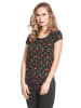 Pussy Deluxe Shirt "Cherries" in Schwarz