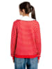 Pussy Deluxe Pullover "Chic Dotties" in Rot/ Weiß