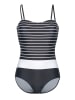 Pussy Deluxe Badeanzug "Harmony" in Schwarz/ Weiß