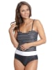 Pussy Deluxe Badeanzug "Harmony" in Schwarz/ Weiß