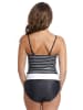Pussy Deluxe Badeanzug "Harmony" in Schwarz/ Weiß