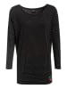 Pussy Deluxe Longsleeve "Little Dots" in Schwarz