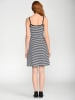 Pussy Deluxe Kleid "Stripey Classic" in Schwarz/ Weiß