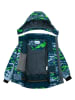 Peek U Ski-/ Snowboardjacke "Ash" in Grün/ Hellblau