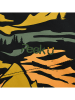 Peek U Ski-/snowboardjas "Ash" groen/geel