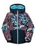 Peek U Ski-/ Snowboardjacke "Seren" in Hellblau/ Orange/ Dunkelblau
