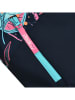 Peek U Ski-/ Snowboardjacke "Seren" in Hellblau/ Orange/ Dunkelblau