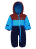 Peek U Winter-Overall "Colm" in Rot/ Hellblau