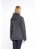 Schmuddelwedda Strickfleecejacke in Anthrazit