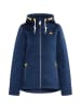Schmuddelwedda Strickfleecejacke in Dunkelblau