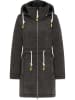 Schmuddelwedda Gebreide fleece mantel antraciet