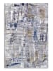 Elle Decoration Laagpolig tapijt "Malard" wit/donkerblauw/beige