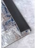 Elle Decoration Laagpolig tapijt "Malard" wit/donkerblauw/beige