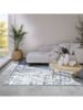 Elle Decoration Dywan "Saveh" w kolorze niebiesko-kremowym