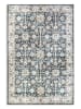 Elle Decoration Kurzflor-Teppich "Saveh" in Blau/ Creme