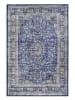 freundin HOME COLLECTION Kurzflor-Teppich "Asya" in Dunkelblau/ Creme