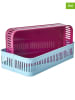 Rice 2er-Set: Tabletts in Pink/ Mint - (L)34,5 cm