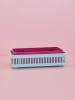 Rice 2er-Set: Tabletts in Pink/ Mint - (L)34,5 cm