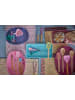 Rice 2er-Set: Tabletts in Pink/ Mint - (L)34,5 cm