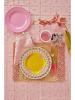 Rice 2-delige set: tafelservetten lichtroze - (L)40 x (B)40 cm
