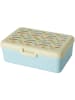 Rice Lunchbox geel/lichtblauw - (B)21 x (H)7,5 x (D)14 cm