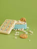 Rice Lunchbox in Gelb/ Hellblau - (B)21 x (H)7,5 x (T)14 cm