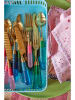 Rice Lepel goudkleurig/blauw - (L)20 cm