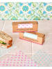 Rice 2-delige set: boterhampapier paars/lichtblauw - 2x 50 stuks