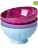 Rice 3er-Set: Schalen in Mint/ Lila/ Pink - Ø 14 cm