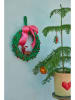 Rice Kerstboomhanger lichtbruin - (L)10 x (B)7 cm