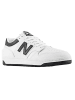 New Balance Leder-Sneakers "BB480" in Weiß/ Schwarz