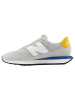 New Balance Leder-Sneakers "MS237" in Grau/ Gelb