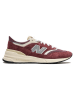 New Balance Skórzane sneakersy "U997" w kolorze czerwonym