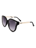 Guess Damen-Sonnenbrille in Schwarz-Gold/ Schwarz
