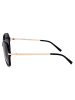 Guess Damen-Sonnenbrille in Schwarz-Gold/ Schwarz