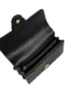 Pinko Leder-Umhängetasche in Schwarz - (B)21 x (H)13 x (T)5 cm
