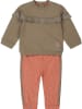 Dirkje 2tlg. Outfit in Orange/ Khaki