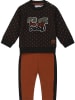 Dirkje 2tlg. Outfit in Schwarz/ Rot