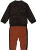 Dirkje 2-delige outfit zwart/rood