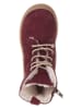 POM POM Leren winterboots rood