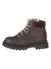 POM POM Leren winterboots bruin