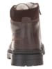 POM POM Leren winterboots bruin