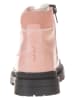 POM POM Leder-Winterboots in Rosa