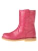 POM POM Leder-Winterstiefel in Pink