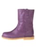 POM POM Leren winterlaarzen violet