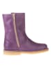 POM POM Leren winterlaarzen violet